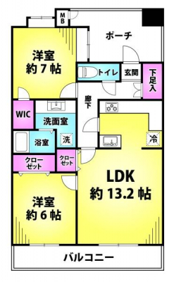 �Ԏ��}�@���Ԏ��}��2�����{LDK��