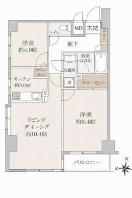 �Ԏ��}�@���Ԏ��}��2�����{LDK��