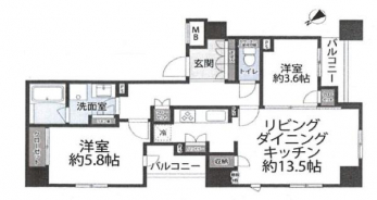 �Ԏ��}�@���Ԏ��}��2�����{LDK��