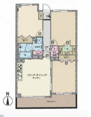 �Ԏ��}�@���Ԏ��}��3�����{LDK��