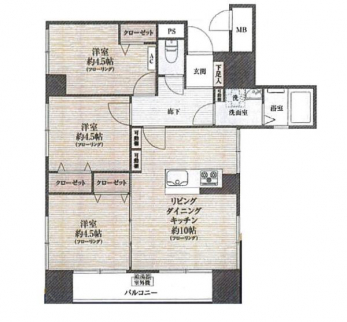 �Ԏ��}�@���Ԏ��}��3�����{LDK��