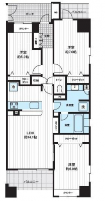 �Ԏ��}�@���Ԏ��}��3�����{LDK��