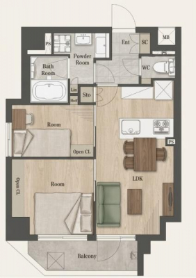 �Ԏ��}�@���Ԏ��}��2�����{LDK��