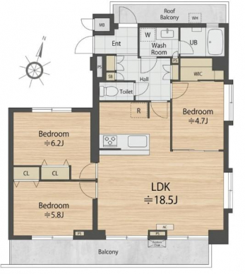 �Ԏ��}�@���Ԏ��}��3�����{LDK��