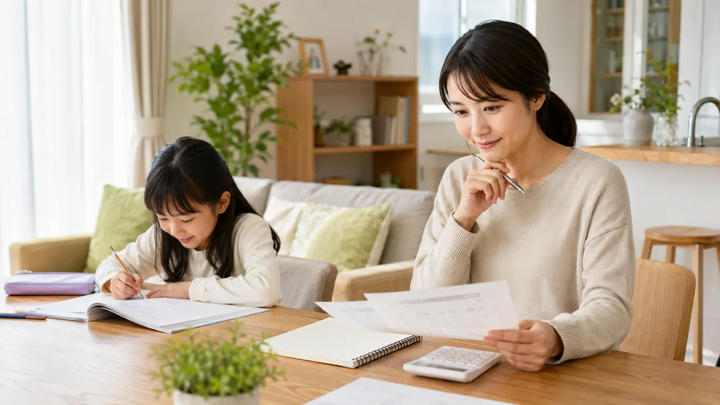 子どもの生活環境と家計を考えながら離婚後の住まいを検討する母親