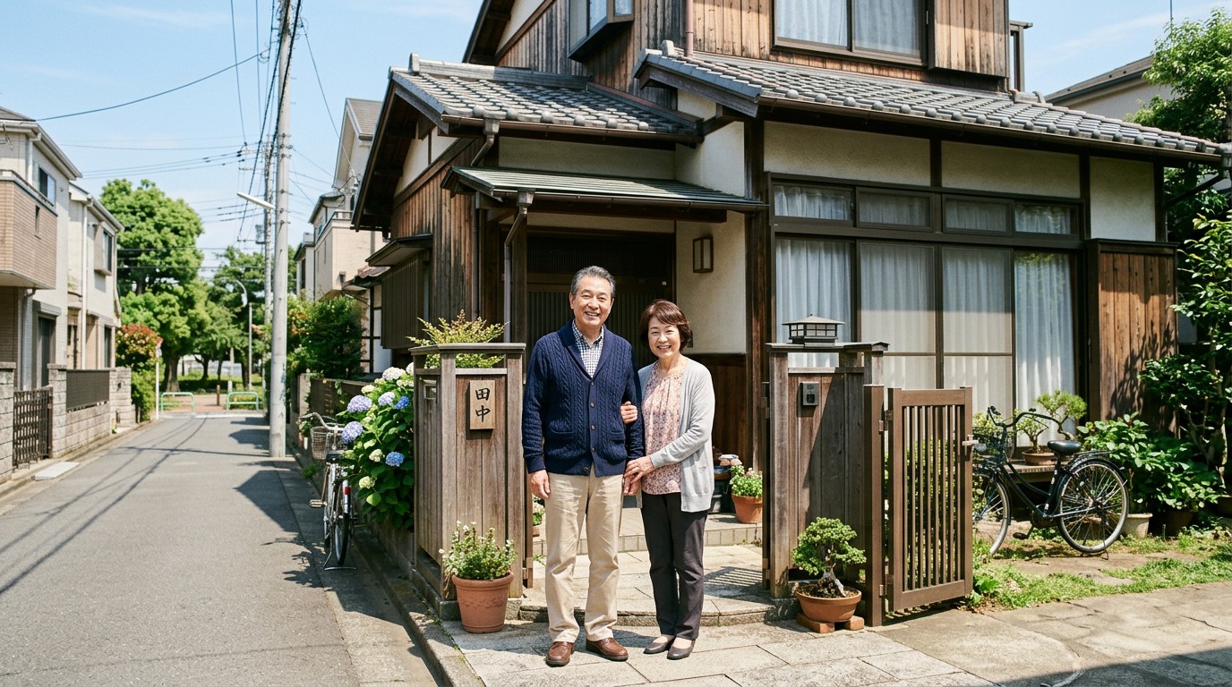 台東区・荒川区でリースバックを活用し自宅を売却した後も賃借人として住み続けるイメージ