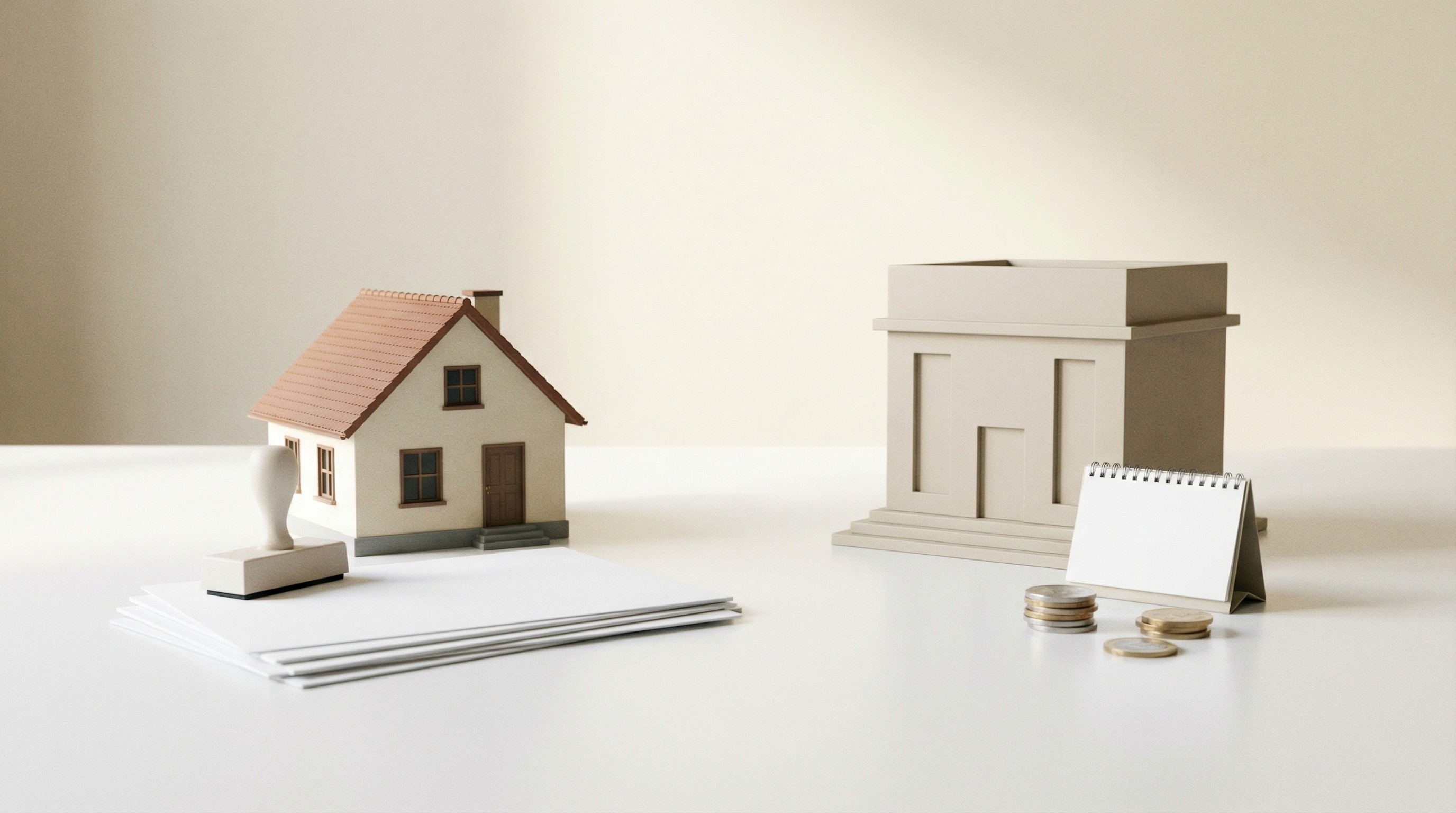 不動産の所有名義と住宅ローン名義（債務者）の違いを示すイメージ