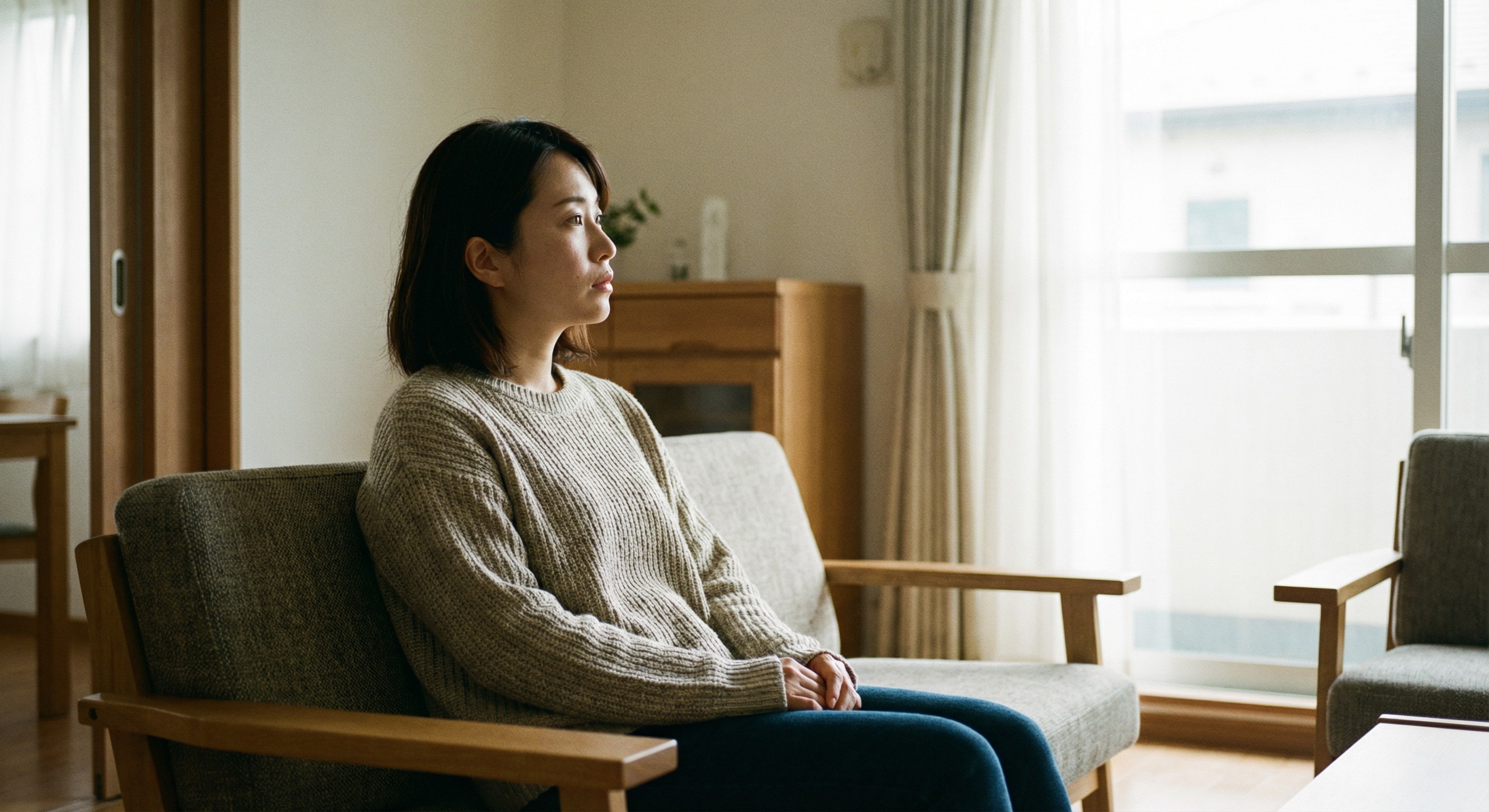 離婚後に住み続ける場合の住宅ローンや名義のリスクを示すイメージ図