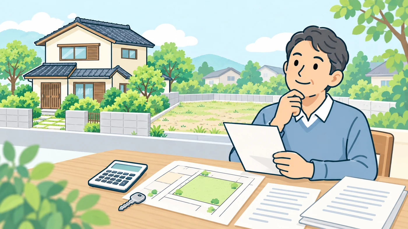 相続した土地・実家を手放す方法と費用を考える男性