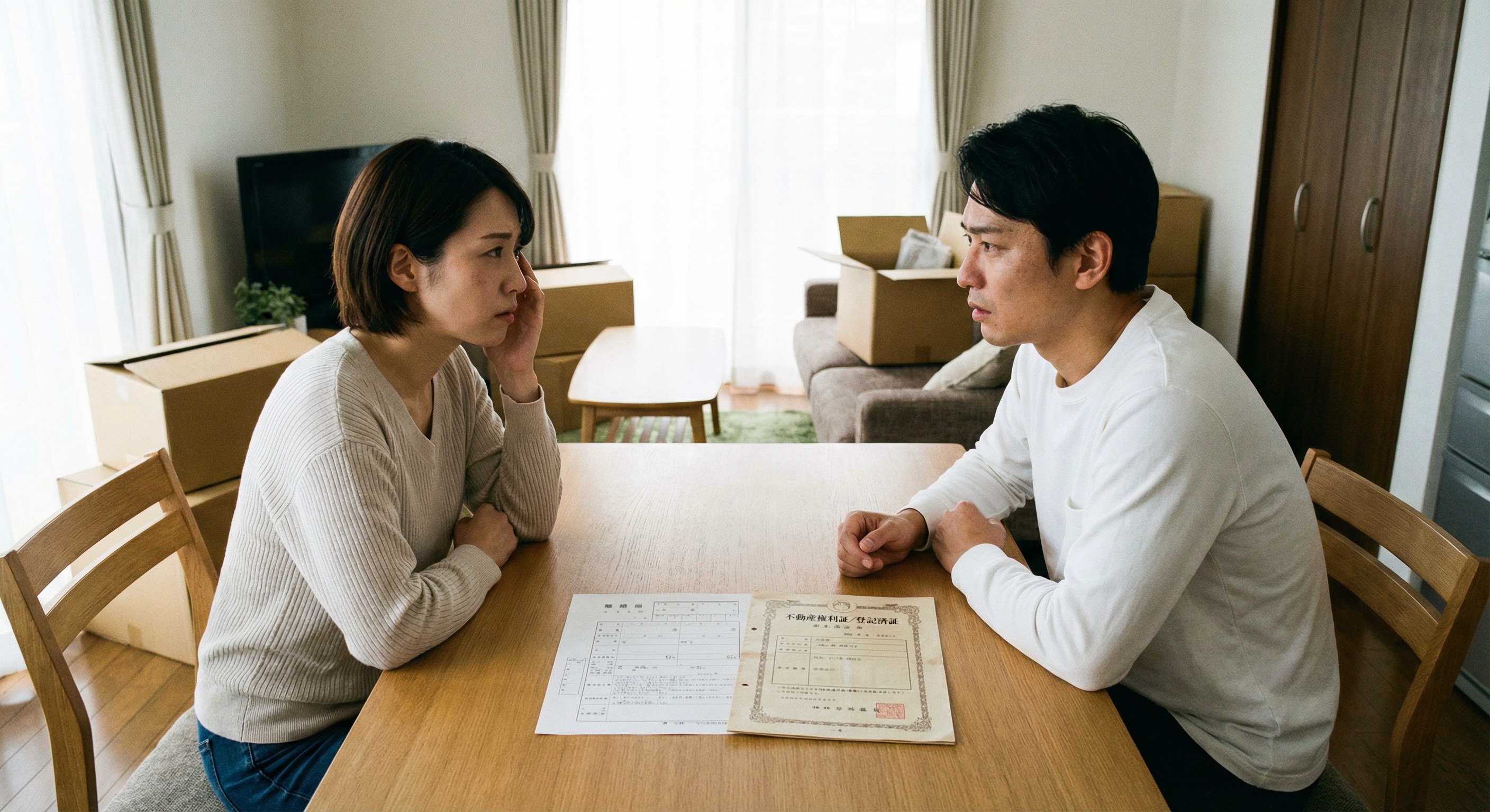 離婚前に売るか離婚後に売るか迷うイメージ